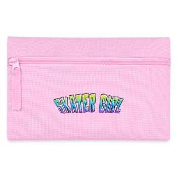 Skater Girl Design - Pencil Case - pink - Front