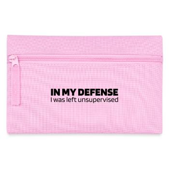 In my defense - I was left unsupervised - Federtasche - Rosa - Vorne
