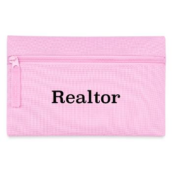 Immobilienmakler - Makler - Federtasche - Rosa - Vorne