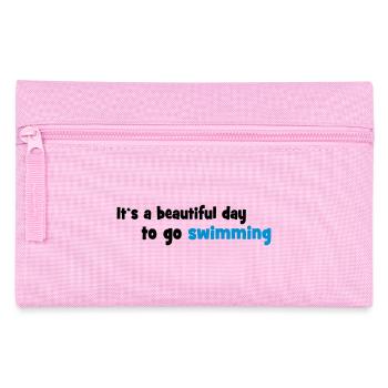 schwimmen - Federtasche - Rosa - Vorne