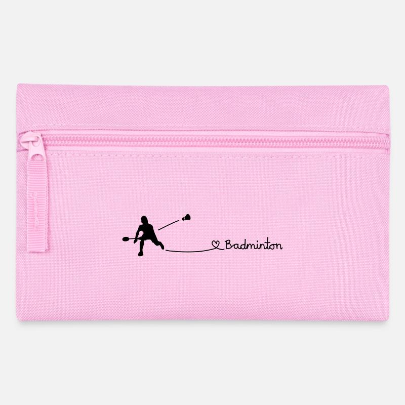 Love Badminton - Federtasche - Rosa