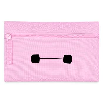 weightlifter sport gym - Pencil Case - pink - Front