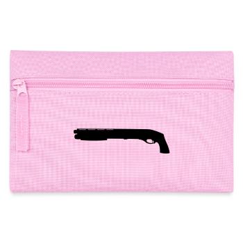 Kurze Pumpgun - Federtasche - Rosa - Vorne
