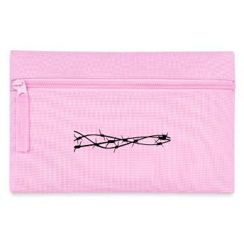 Barbed wire - Pencil Case - pink - Front