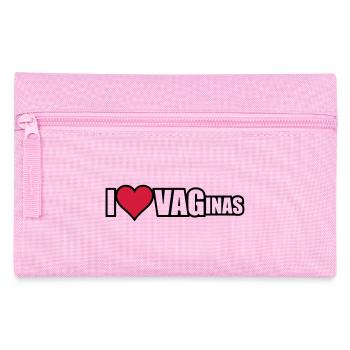 I Love VAGinas - Federtasche - Rosa - Vorne
