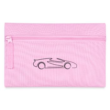 Cabrio PS Roadster Sportwagen Tribal - Federtasche - Rosa - Vorne