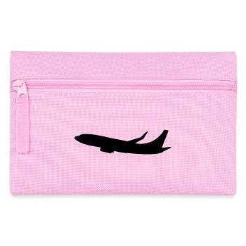 flugzeug - Federtasche - Rosa - Vorne