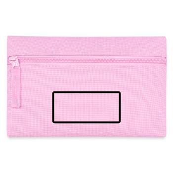 Forme / Symbole / Rond / Custom / Personnaliser - Trousse - rose - Devant