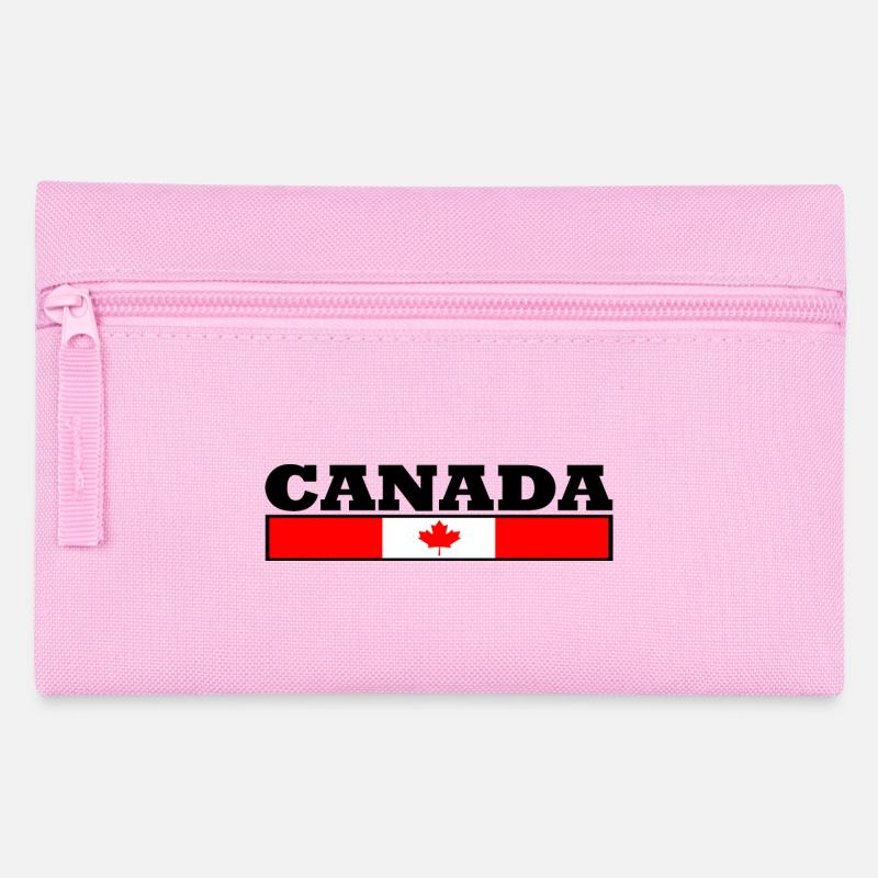 Canada Flagge - Federtasche - Rosa