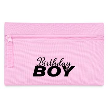 Birthday Boy - Geburtstagsparty Geschenk für Kinder Jungen - Federtasche - Rosa - Vorne