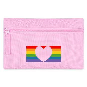 pride rainbow flag - Pencil Case - pink - Front