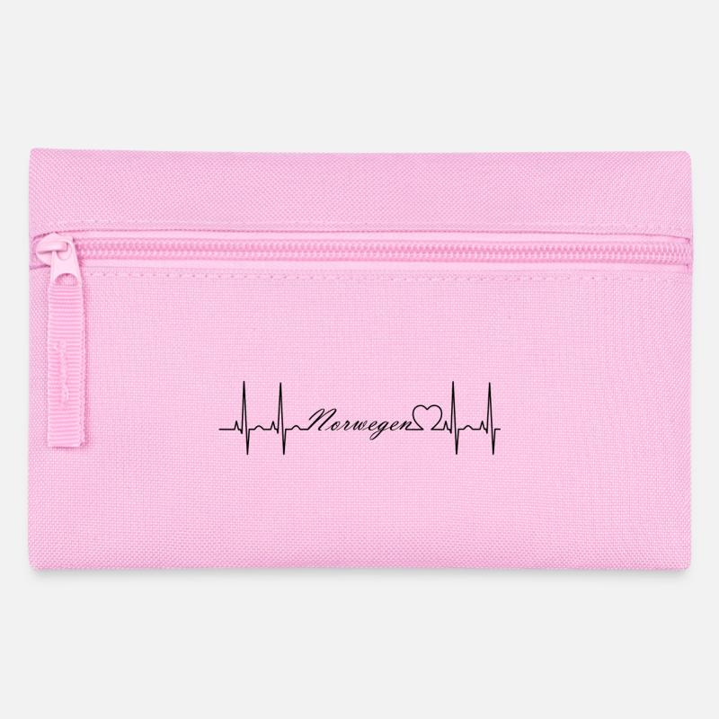 Norwegen - Federtasche - Rosa
