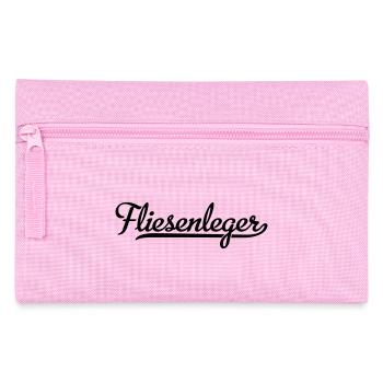 Fliesenleger - Federtasche - Rosa - Vorne