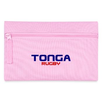 Tonga Rugby Logo - Pacific - Polynesia - South Seas - Pencil Case - pink - Front