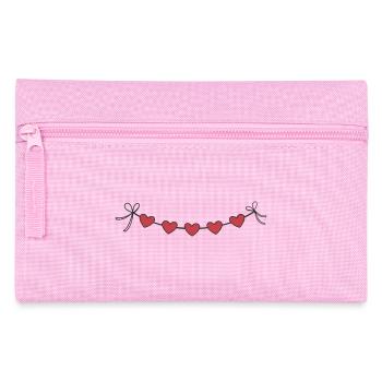Herzgirlande Girlande Herzen - Federtasche - Rosa - Vorne