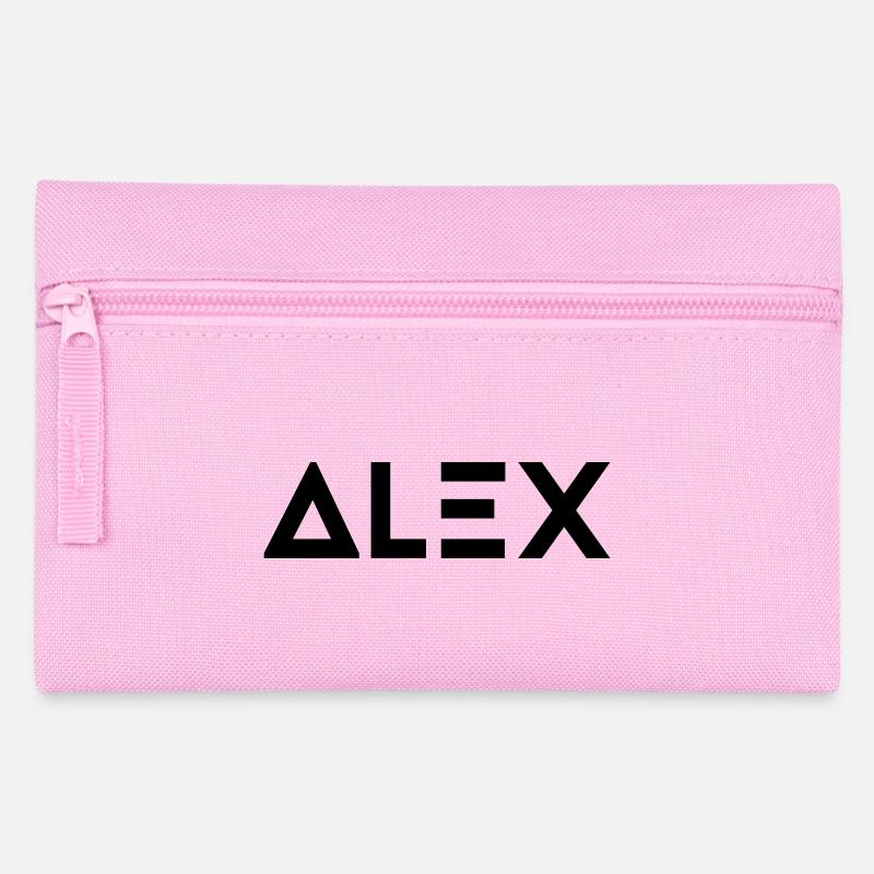 First name Alex - Pencil Case - pink