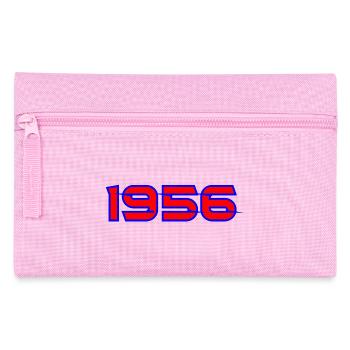 Leuchtende 1956 Neon Print - Federtasche - Rosa - Vorne