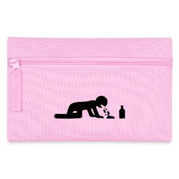 drink_and_puke - Pencil Case - pink - Front