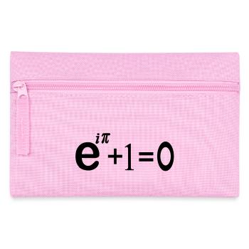 e i pi equation - Pencil Case - pink - Front