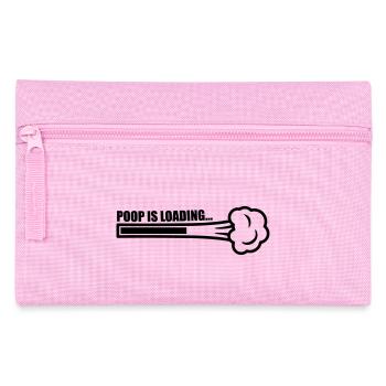 Poop Is Loading - Federtasche - Rosa - Vorne