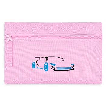Rennauto Cool Sportwagen Rennwagen - Federtasche - Rosa - Vorne