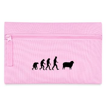 schaf evolution - Federtasche - Rosa - Vorne