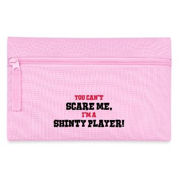 shinty player cant scare me - Pencil Case - pink - Front