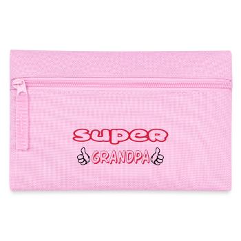 Grandpa / Papy / Grandfather / Grandad - Pencil Case - pink - Front