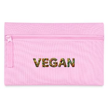 Vegan – Plant Based aus Obst & Gemüse - Federtasche - Rosa - Vorne