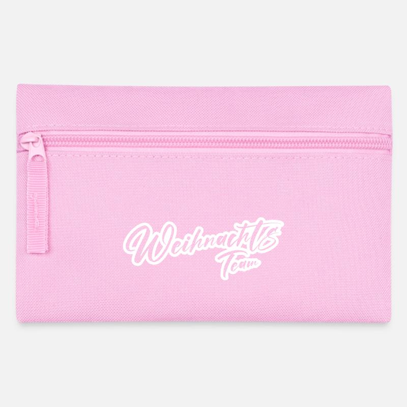 Weihnachts Team Weihnachten - Federtasche - Rosa