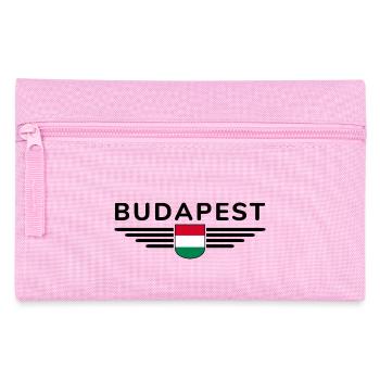 Budapest T-Shirt für Ungarn-Fans - Federtasche - Rosa - Vorne