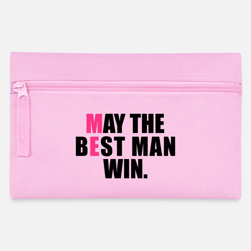 May the Best Man Win - Federtasche - Rosa