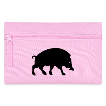 sanglier Arverne symbole gaulois celtique - Trousse - rose - Devant