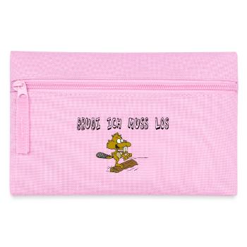 Bieber - Federtasche - Rosa - Vorne