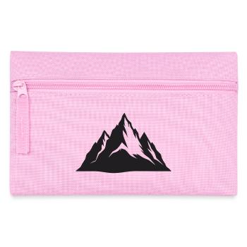 Mountains - Pencil Case - pink - Front