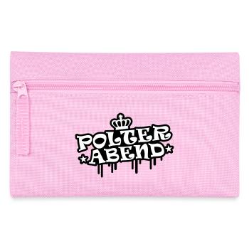 Polterabend Polter Hochzeit - Federtasche - Rosa - Vorne