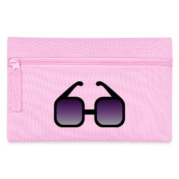 Lunettes de soleil dégradées noires - Trousse - rose - Devant