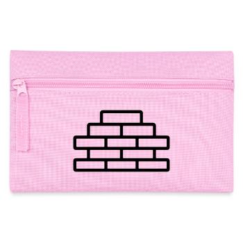 brick - Pencil Case - pink - Front