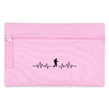 Herzschlag feuerwehrmann - Federtasche - Rosa - Vorne