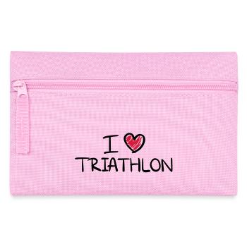 i_love_triathlon__f2 - Federtasche - Rosa - Vorne