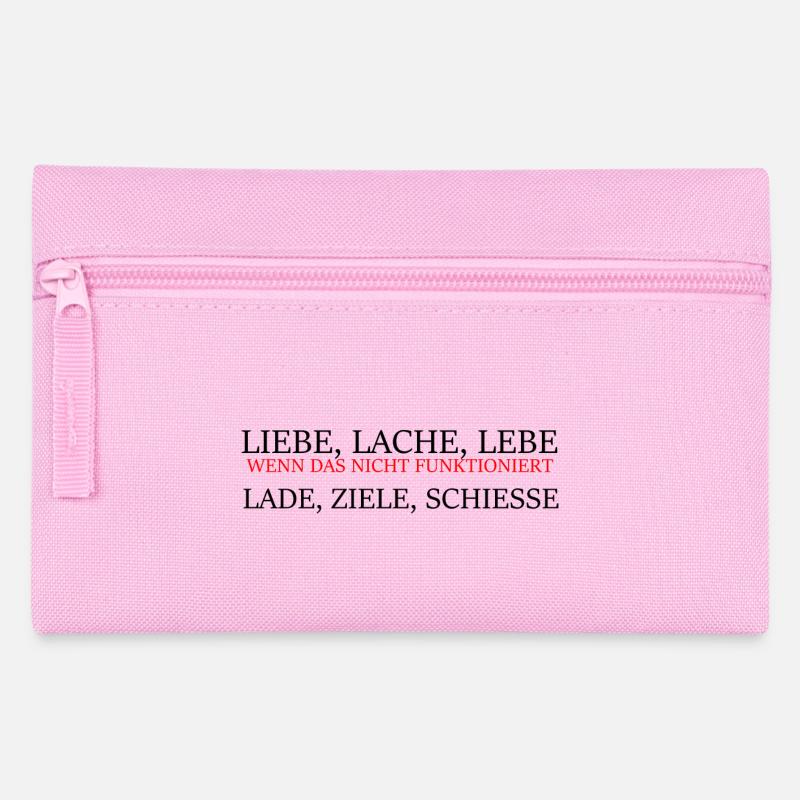Say Love Pool Live Loading Targets Shoot - Pencil Case - pink