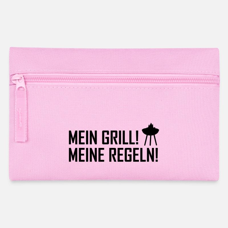mein grill meine regeln - Federtasche - Rosa