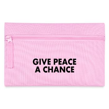 Give peace a chance - Pencil Case - pink - Front