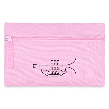 Trompete - Federtasche - Rosa - Vorne