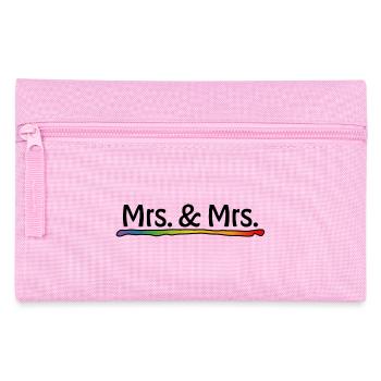 Mariage lesbien - Rainbow Mrs et Mrs - Trousse - rose - Devant