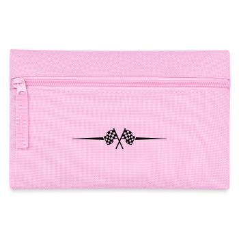 Racing Flag Race Icon - Pencil Case - pink - Front