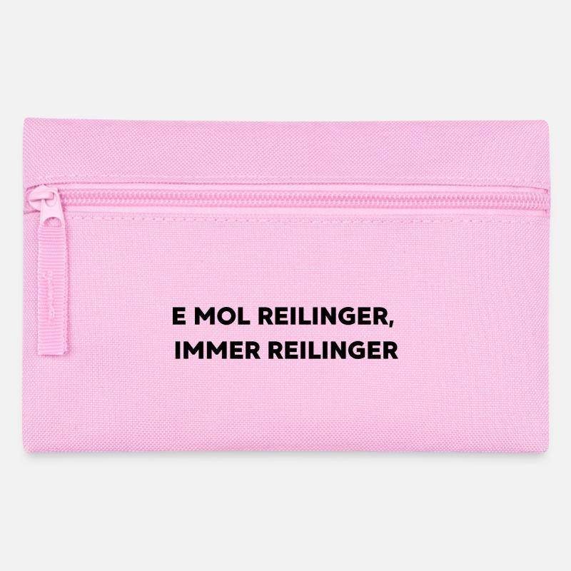 E mol Reilinger,  immer Reilinger - Federtasche - Rosa