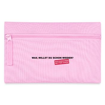 Satzzeichen retten Ehen! - Federtasche - Rosa - Vorne