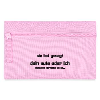Auto - Federtasche - Rosa - Vorne
