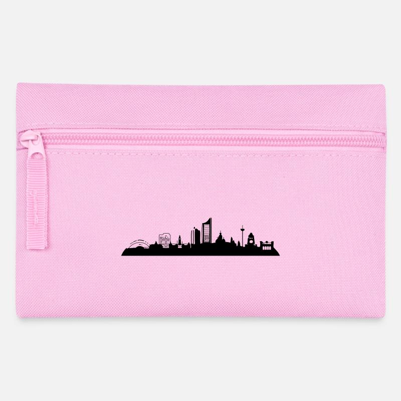 Leipzig Skyline - Federtasche - Rosa